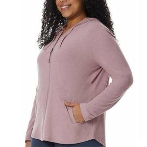 NWT 32 Degrees Womens Full Zip Up Hoodie Sweatshirt 2 Pack Size L Pink $60 JJ172